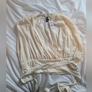 Express off white blouse xl